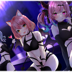 This is a pixiv picture whose title is ももぽてすい.