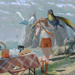 This is a pixiv picture whose title is 無題.