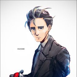This is a pixiv picture whose title is アオキさん.