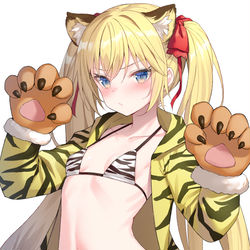 This is a pixiv picture whose title is 年納め妹（虎）.