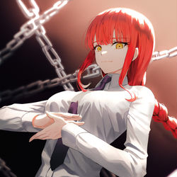 This is a pixiv picture whose title is マキマ.