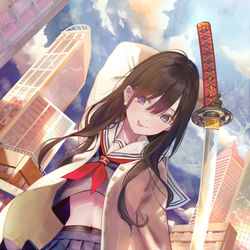 This is a pixiv picture whose title is 無題.