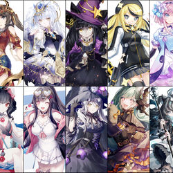 This is a pixiv picture whose title is 【2018~2022】崩壊学園2仕事絵まとめ.