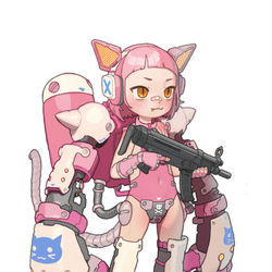 This is a pixiv picture whose title is Nekomata MK23 🐈.