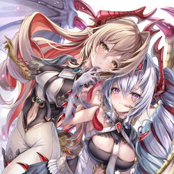 This is a pixiv picture whose title is リュミオール＆アルジャンテ.