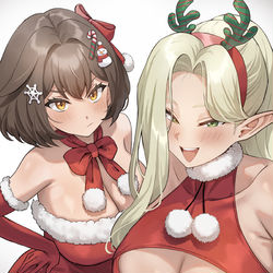 This is a pixiv picture whose title is OC_Mia & Elena_2022.12.30.