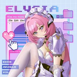 This is a pixiv picture whose title is 「♡說。愛。我♡」.