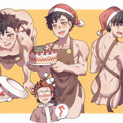 This is a pixiv picture whose title is 紅鉄Christmas.