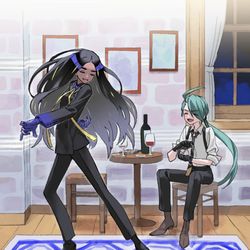 This is a pixiv picture whose title is 即興フラメンコ.