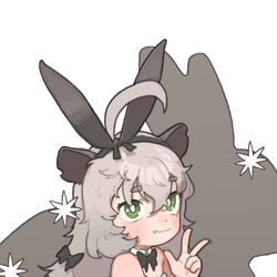 This is a pixiv picture whose title is 🐇 Happi new year 🖤.