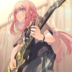 This is a pixiv picture whose title is ぼっち・ざ・ろっく！.