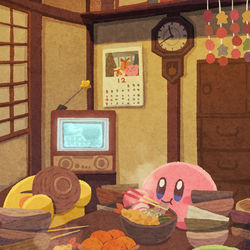This is a pixiv picture whose title is 大晦日.