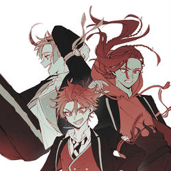 This is a pixiv picture whose title is ツイステろぐ16.