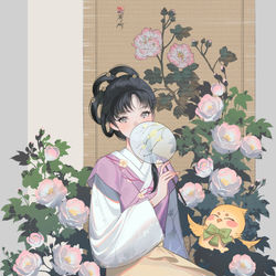 This is a pixiv picture whose title is 林黛玉.