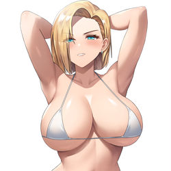 This is a pixiv picture whose title is Android18.