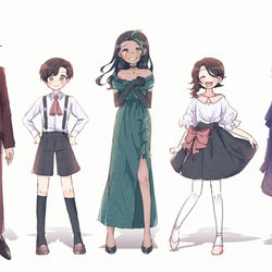 This is a pixiv picture whose title is 年末年始パルデア組.