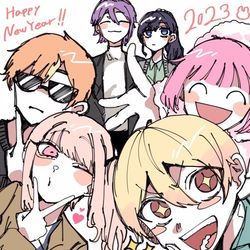 This is a pixiv picture whose title is HAPPY😁NEW✨YEAR🎍.