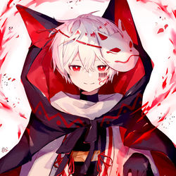 This is a pixiv picture whose title is ＊キツネ・まふまふ＊.
