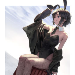 This is a pixiv picture whose title is うさまこりん.