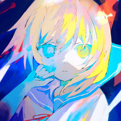 This is a pixiv picture whose title is 色彩.
