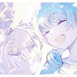This is a pixiv picture whose title is 2人へ。.