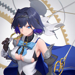 This is a pixiv picture whose title is Ouro Kronii.