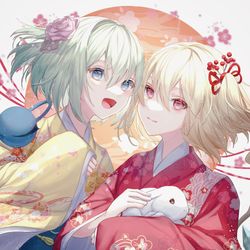 This is a pixiv picture whose title is あけましておめでとうございます.
