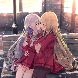 This is a pixiv picture whose title is ...寒くない？.