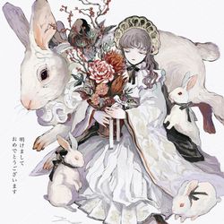 This is a pixiv picture whose title is 新年.