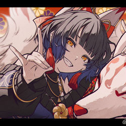 This is a pixiv picture whose title is 限定杏.