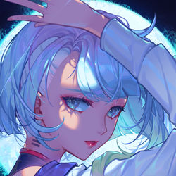 This is a pixiv picture whose title is ルーシー.
