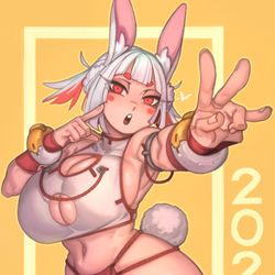 This is a pixiv picture whose title is Happy New Year.