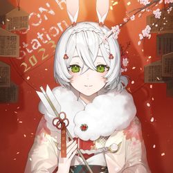 This is a pixiv picture whose title is 2023.