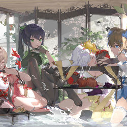 This is a pixiv picture whose title is 偷得浮生半日闲,人间至味是清欢.