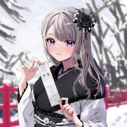 This is a pixiv picture whose title is 「今年もよろしくお願いします」.