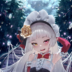 This is a pixiv picture whose title is 激しい雨のしずく.