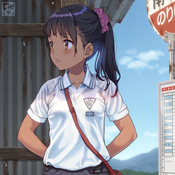 This is a pixiv picture whose title is ＜再掲＞【じゃじこB面】５号　待ちわブル娘。.