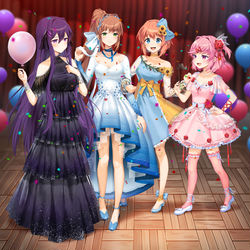 This is a pixiv picture whose title is DDLC New Year.