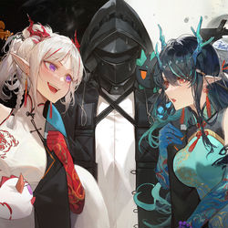 This is a pixiv picture whose title is happy new year2023.