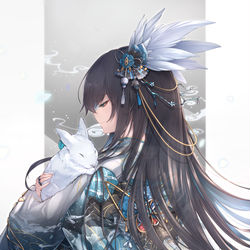 This is a pixiv picture whose title is 卯.