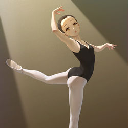 This is a pixiv picture whose title is 「少し上達したかな......」.