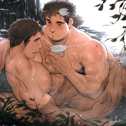 This is a pixiv picture whose title is commission.