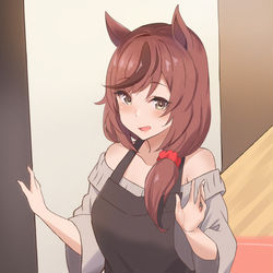 This is a pixiv picture whose title is 旦那をお出迎えするネイチャママ　「C101 サンプル」.