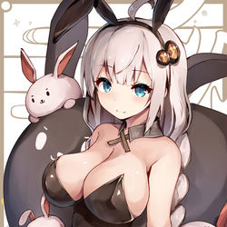 This is a pixiv picture whose title is 🐇.