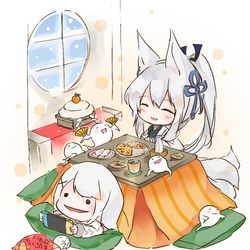 This is a pixiv picture whose title is まったりお正月.