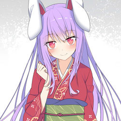 This is a pixiv picture whose title is 初描き優曇華ちゃん!.