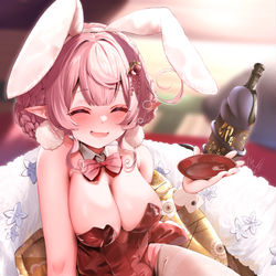 This is a pixiv picture whose title is 今の私はうさぎさんなのれぇ～.