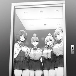 This is a pixiv picture whose title is エレベーターに乗りますか?.
