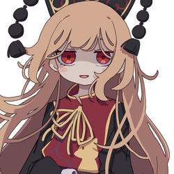 This is a pixiv picture whose title is うさぎを捕まえる純狐.