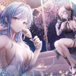 This is a pixiv picture whose title is ✨NEW YEAR PARTY🥂.